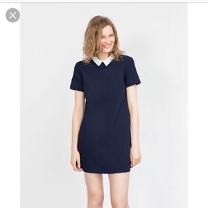 zara shirt dress with collar